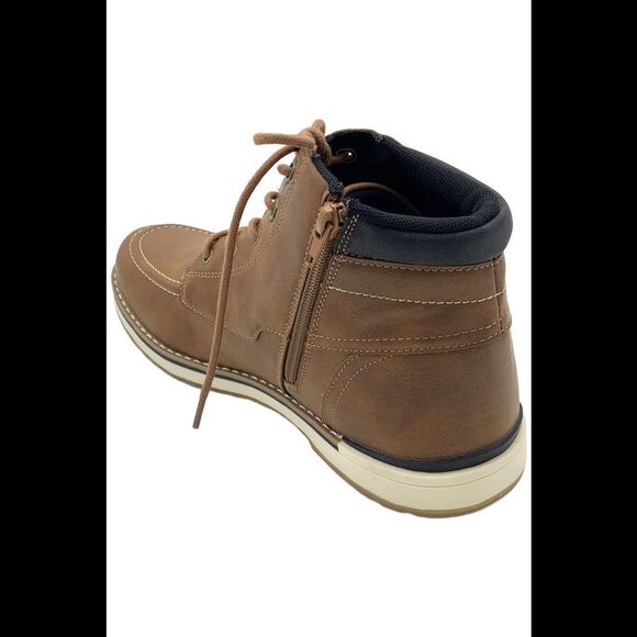 B52 by Bullboxer Men's Gunner Lace up Casual Boots Cognac - Medium - Picture 3 of 3